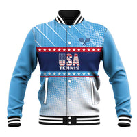 Custom United States Tennis Baseball Jacket 2025 Go USA - Wonder Print Shop
