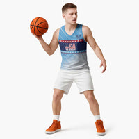 Custom United States Tennis Basketball Jersey 2025 Go USA - Wonder Print Shop