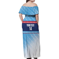 Custom United States Tennis Family Matching Off Shoulder Maxi Dress and Hawaiian Shirt 2025 Go USA - Wonder Print Shop