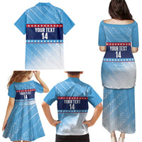 Custom United States Tennis Family Matching Puletasi and Hawaiian Shirt 2025 Go USA - Wonder Print Shop