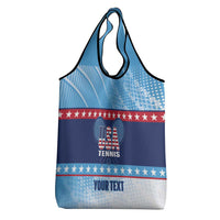 Custom United States Tennis Grocery Bag 2025 Go USA - Wonder Print Shop