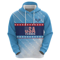 Custom United States Tennis Hoodie 2025 Go USA - Wonder Print Shop