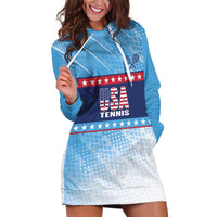 Custom United States Tennis Hoodie Dress 2025 Go USA - Wonder Print Shop