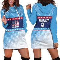 Custom United States Tennis Hoodie Dress 2025 Go USA - Wonder Print Shop