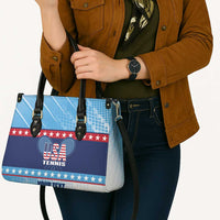 Custom United States Tennis Leather Bag 2025 Go USA - Wonder Print Shop