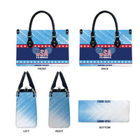 Custom United States Tennis Leather Bag 2025 Go USA - Wonder Print Shop