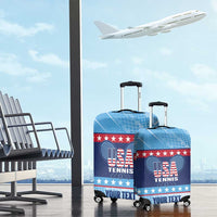 Custom United States Tennis Luggage Cover 2025 Go USA - Wonder Print Shop