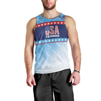 Custom United States Tennis Men Tank Top 2025 Go USA - Wonder Print Shop