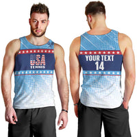 Custom United States Tennis Men Tank Top 2025 Go USA - Wonder Print Shop