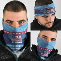 Custom United States Tennis Neck Gaiter 2025 Go USA - Wonder Print Shop