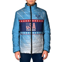 Custom United States Tennis Padded Jacket 2025 Go USA - Wonder Print Shop