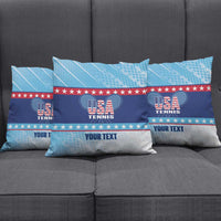 Custom United States Tennis Pillow Cover 2025 Go USA - Wonder Print Shop