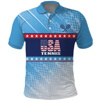 Custom United States Tennis Polo Shirt 2025 Go USA - Wonder Print Shop