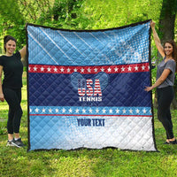 Custom United States Tennis Quilt 2025 Go USA - Wonder Print Shop