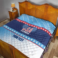 Custom United States Tennis Quilt 2025 Go USA - Wonder Print Shop