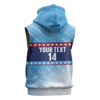 Custom United States Tennis Sleeveless Zip Hoodie 2025 Go USA - Wonder Print Shop
