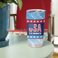 Custom United States Tennis Tumbler Cup 2025 Go USA - Wonder Print Shop