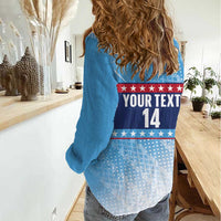 Custom United States Tennis Women Casual Shirt 2025 Go USA - Wonder Print Shop