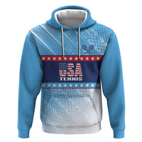 Custom United States Tennis Zip Hoodie 2025 Go USA - Wonder Print Shop