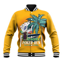 Poker Run Dominica 2026 Baseball Jacket Nature Island Of Caribbean