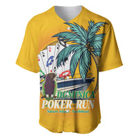 Poker Run Dominica 2026 Baseball Jersey Nature Island Of Caribbean