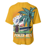 Poker Run Dominica 2026 Baseball Jersey Nature Island Of Caribbean
