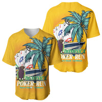 Poker Run Dominica 2026 Baseball Jersey Nature Island Of Caribbean