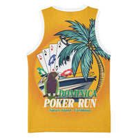 Poker Run Dominica 2026 Basketball Jersey Nature Island Of Caribbean