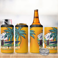 Poker Run Dominica 2026 4 in 1 Can Cooler Tumbler Nature Island Of Caribbean