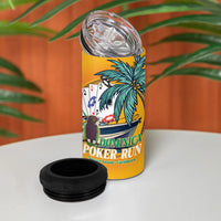 Poker Run Dominica 2026 4 in 1 Can Cooler Tumbler Nature Island Of Caribbean