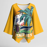 Poker Run Dominica 2026 Kimono Sleeve Blouse Nature Island Of Caribbean