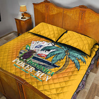 Poker Run Dominica 2026 Quilt Bed Set Nature Island Of Caribbean