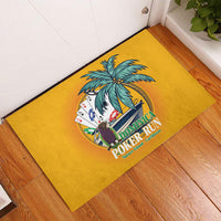 Poker Run Dominica 2026 Rubber Doormat Nature Island Of Caribbean