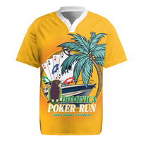 Poker Run Dominica 2026 Rugby Jersey Nature Island Of Caribbean