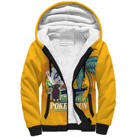Poker Run Dominica 2026 Sherpa Hoodie Nature Island Of Caribbean