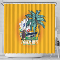 Poker Run Dominica 2026 Shower Curtain Nature Island Of Caribbean