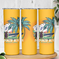 Poker Run Dominica 2026 Skinny Tumbler Nature Island Of Caribbean