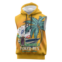 Poker Run Dominica 2026 Sleeveless Hoodie Nature Island Of Caribbean