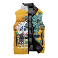 Poker Run Dominica 2026 Sleeveless Puffer Jacket Nature Island Of Caribbean