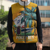 Poker Run Dominica 2026 Sleeveless Puffer Jacket Nature Island Of Caribbean