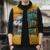 Poker Run Dominica 2026 Sleeveless Puffer Jacket Nature Island Of Caribbean