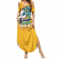 Poker Run Dominica 2026 Summer Maxi Dress Nature Island Of Caribbean