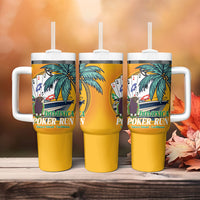 Poker Run Dominica 2026 Tumbler With Handle Nature Island Of Caribbean