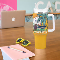 Poker Run Dominica 2026 Tumbler With Handle Nature Island Of Caribbean