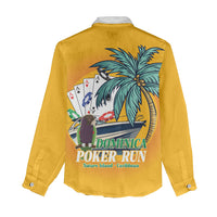Poker Run Dominica 2026 Women Casual Shirt Nature Island Of Caribbean