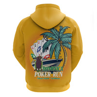 Poker Run Dominica 2026 Zip Hoodie Nature Island Of Caribbean