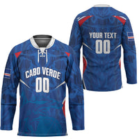 Cape Verde Basketball 2026 Custom Hockey Jersey Come On Hammer Sharks