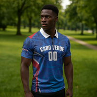 Cape Verde Basketball 2026 Custom Zipper Polo Shirt Come On Hammer Sharks