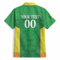 Senegal Basketball 2026 Custom Hawaiian Shirt Come On Lions African Pattern