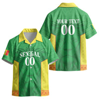 Senegal Basketball 2026 Custom Kid Hawaiian Shirt Come On Lions African Pattern